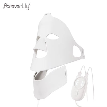 Silicone LED Facial Mask 7 Colors Photon Beauty Face Neck Care Mask Skin Whitening Skin Rejuvenation Mascara Faciales Led