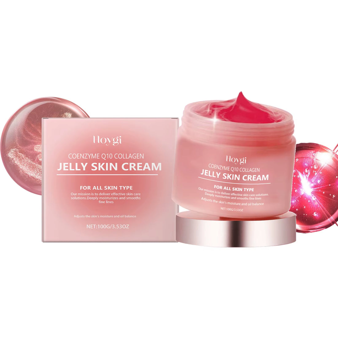 Revitalize Your Skin with Collagen Jelly Cream - Deeply Moisturizing, Firming, and Brightening Facial Gel