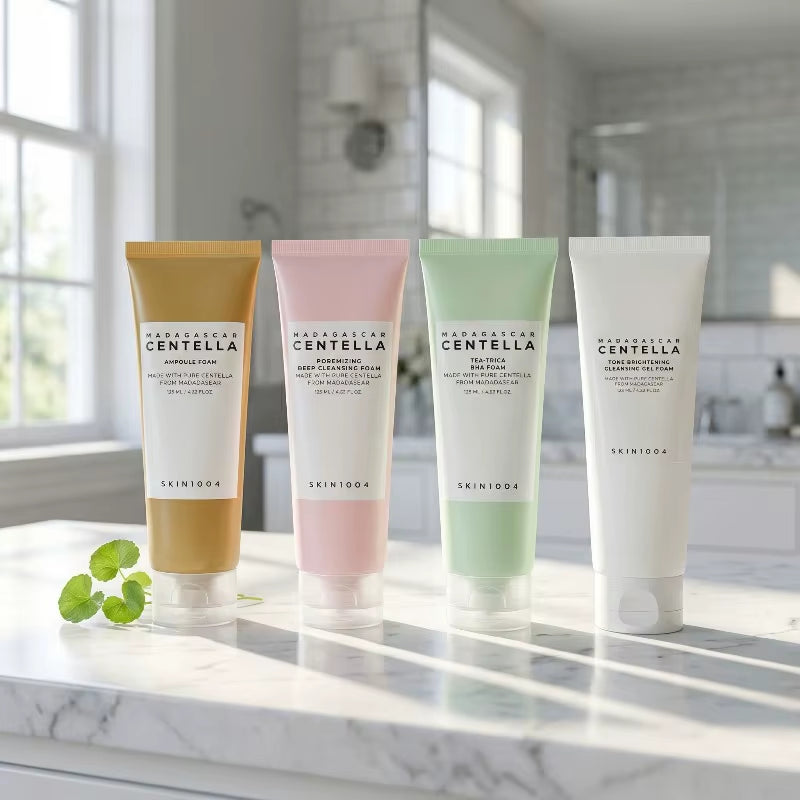 Revitalize Your Skin with Korean Centella Series Brightening Cleanser Gel Foam - Gentle, Deep Cleansing &amp; Moisturizing Formula
