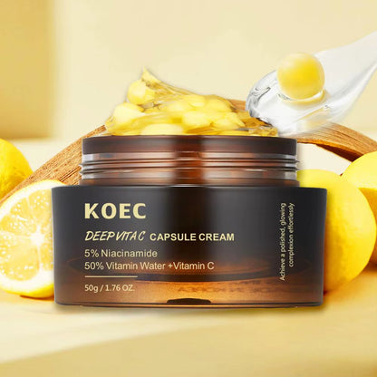 Revitalize Your Skin with PDRN Pink Collagen Capsule Cream - 5% Niacinamide &amp; VC for Brightening and Firming Effect!