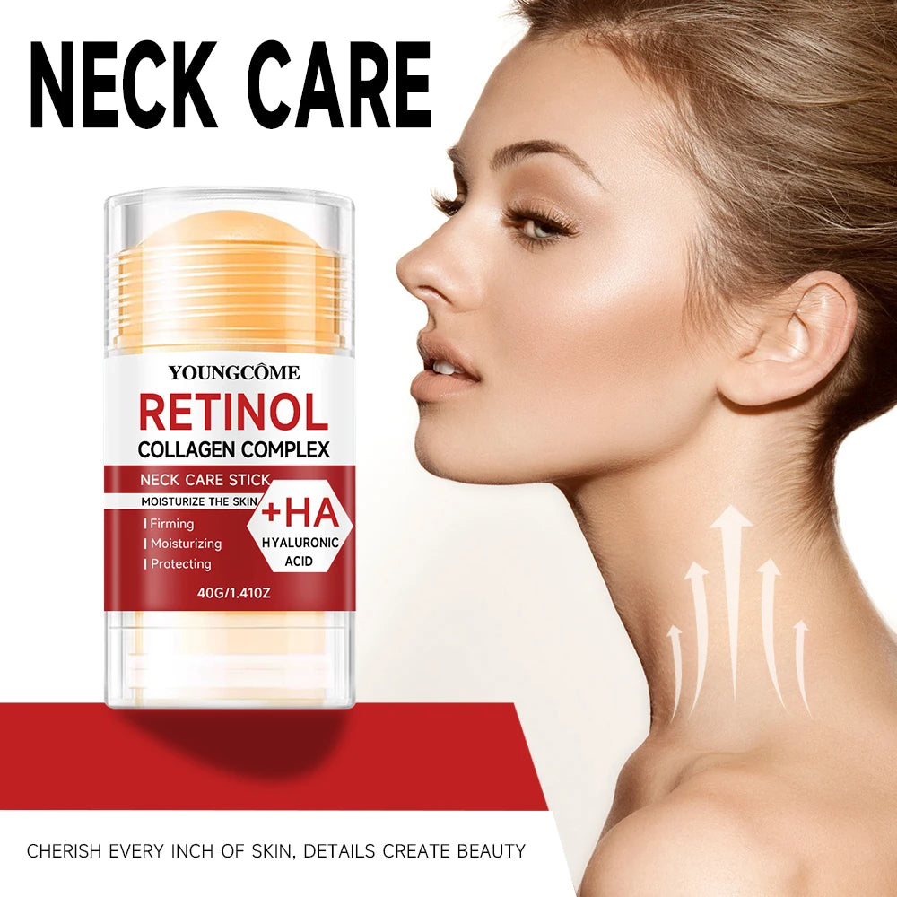 Retinol Face and Neck Treatment Bar with Firming Elasticity Improve Loose Skin Lotion Moisturizes and Brightens Skin Products