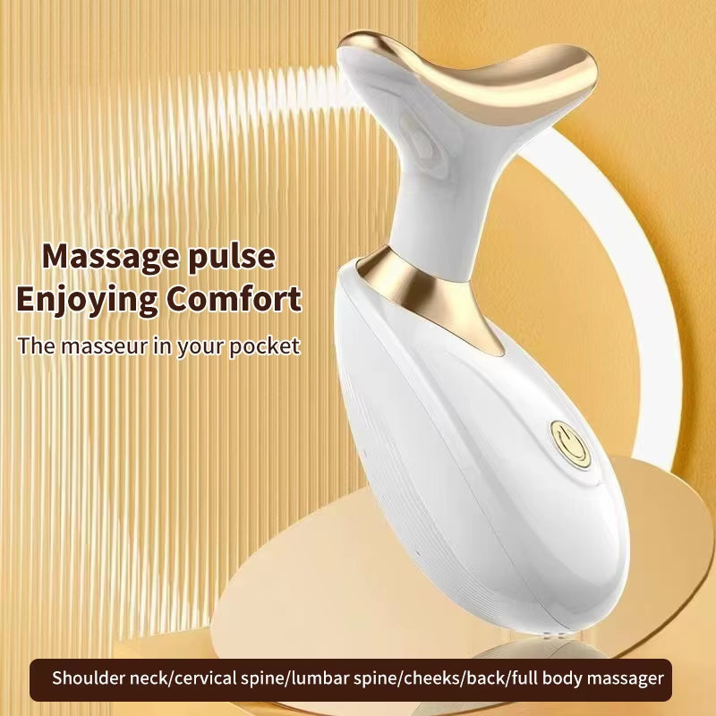 Transform Your Look with the Neck Face Lift Device - Anti-Wrinkle LED Photon Massager for a V-Face Lift and Double Chin Reduction