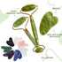 Revitalize Your Skin with the Gua Sha Jade Massager Roller - Enhance Beauty and Reduce Tension for Face, Neck, and Eyes