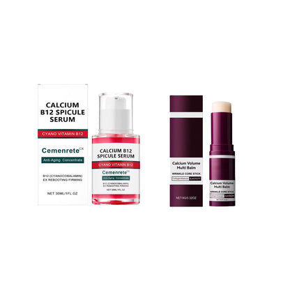 Revitalize Your Skin with the Calcium Skincare Set: Anti-Aging Serum, Eye Patches, and Multi Balm for Youthful Glow and Reduced Dark Circles