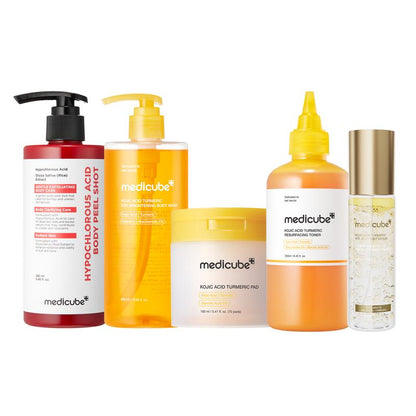 Revitalize Your Skin with the Medicube Smooth &amp; Clear Body Care Set | Exfoliating Body Peel, Brightening Body Wash, and Toner Essentials for a Flawless Complexion | K-Beauty Must-Have!