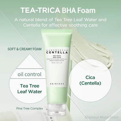 Revitalize Your Skin with Korean Centella Series Brightening Cleanser Gel Foam - Gentle, Deep Cleansing &amp; Moisturizing Formula