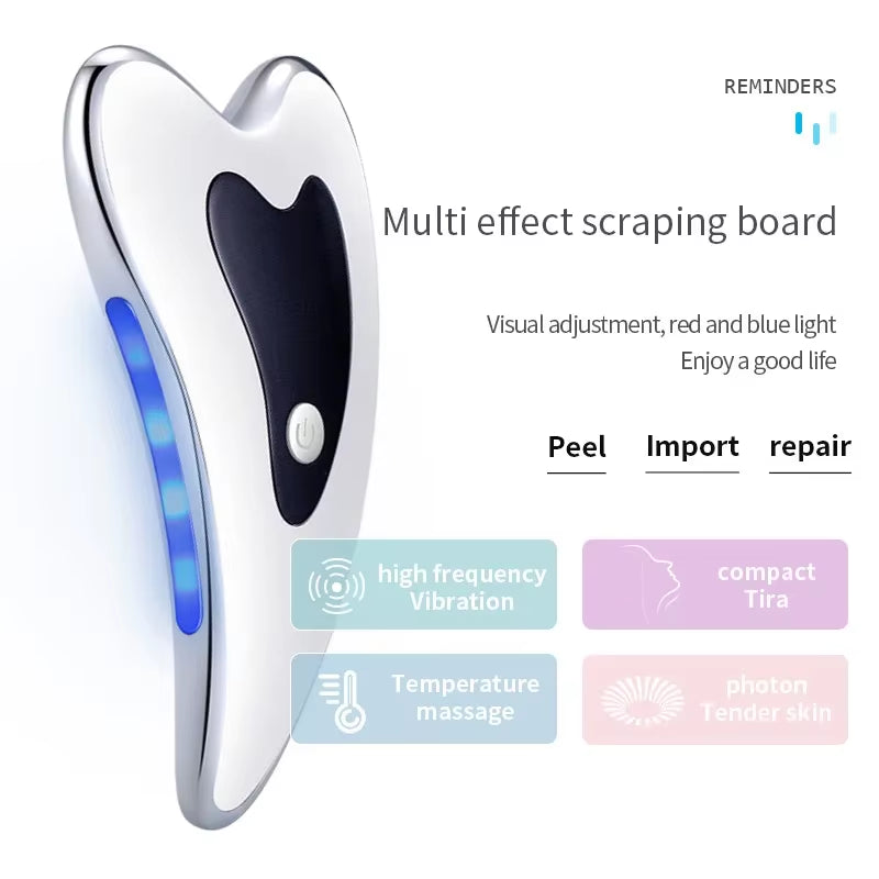 Revitalize Your Skin with Our Electric Gua Sha Tools - Double Chin Remover &amp; Facial Lifting Massage Device