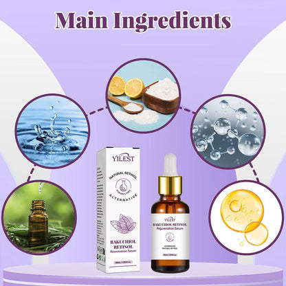 1/2PCS Bakuchiol Retinol Rejuvenation Serum for Face Minimize Wrinkles Retinol &amp; Vitamin Face Serum Skin Firming Skin Care