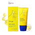 Neck Firming Cream in a yellow tube and matching box, with blue cap, neck illustration and moisturizing label